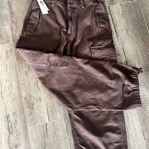 Aritzia TNA Supply Cargo pant, Rich mocha brown